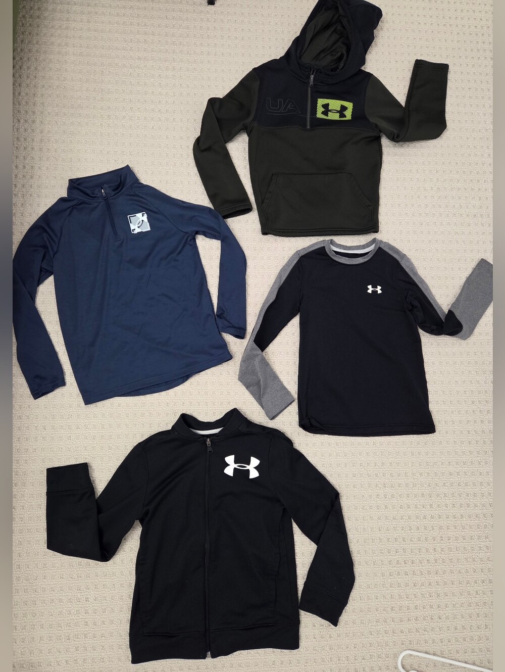 Bundle - Under Armour Kids Active Tops X 4 - Size 8
